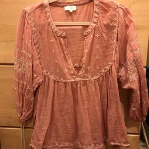 Lucky Boho pink top